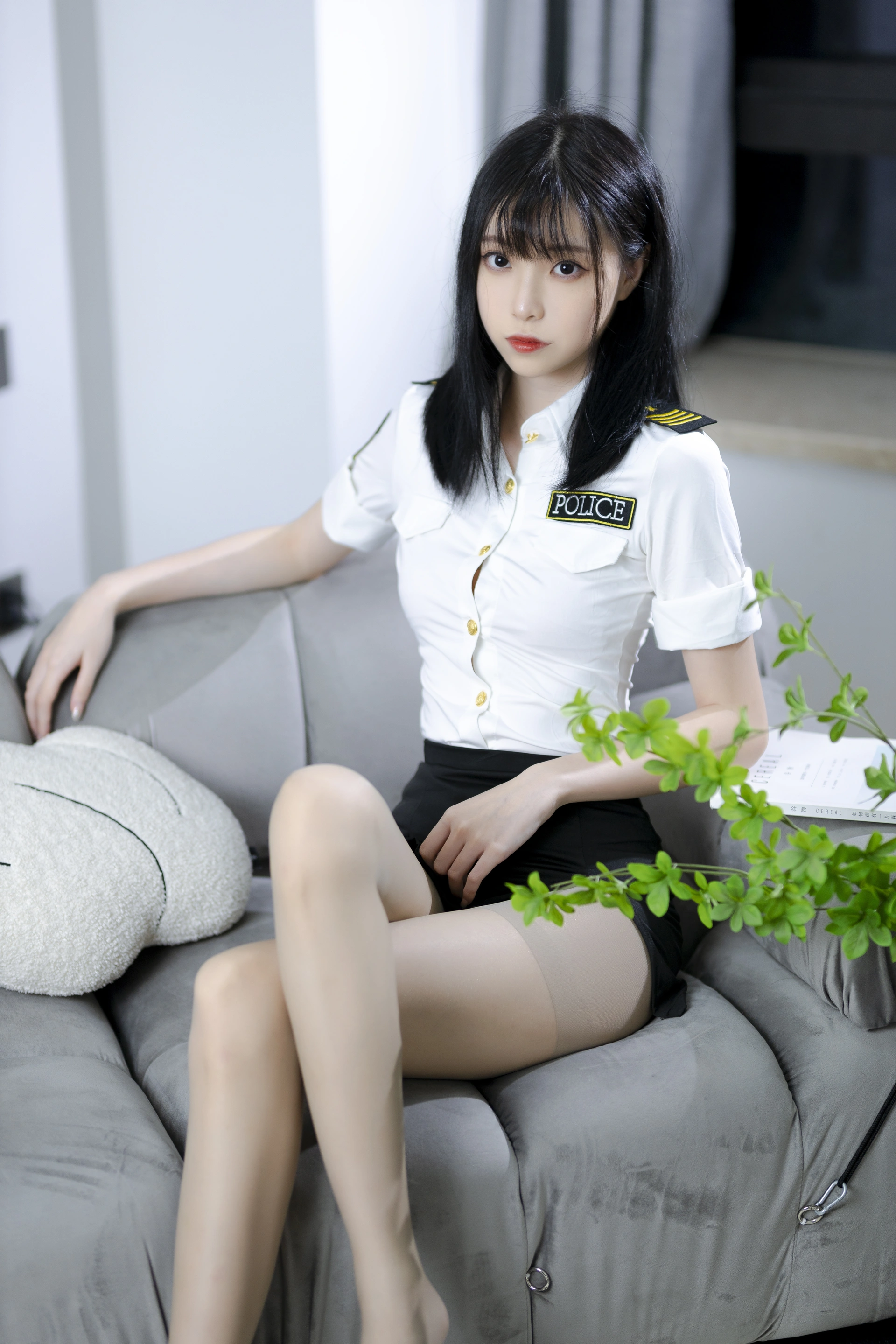 许岚LAN - NO.07 灰丝制服 0