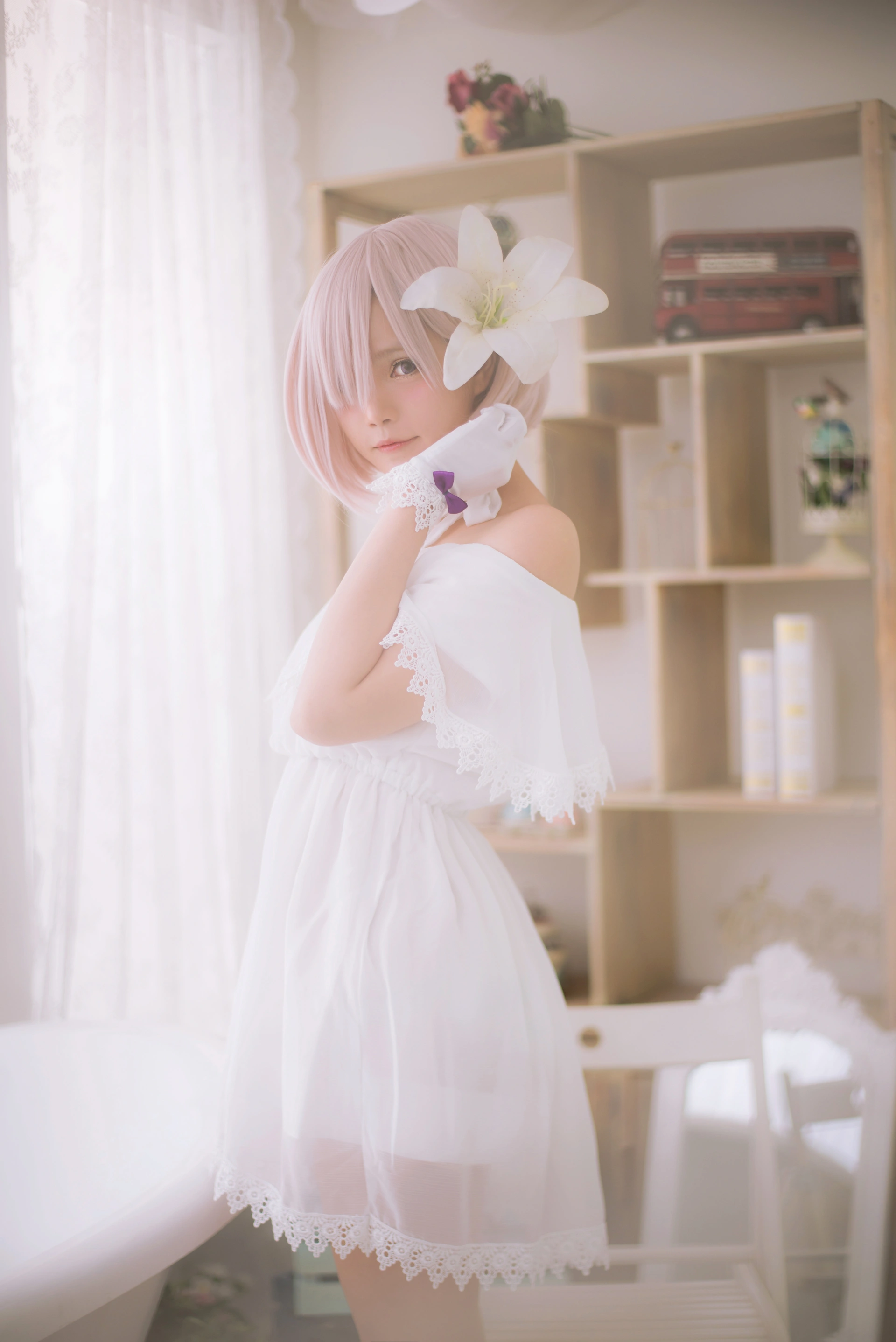 Miu只 - NO.05 Mashu White Dress 0