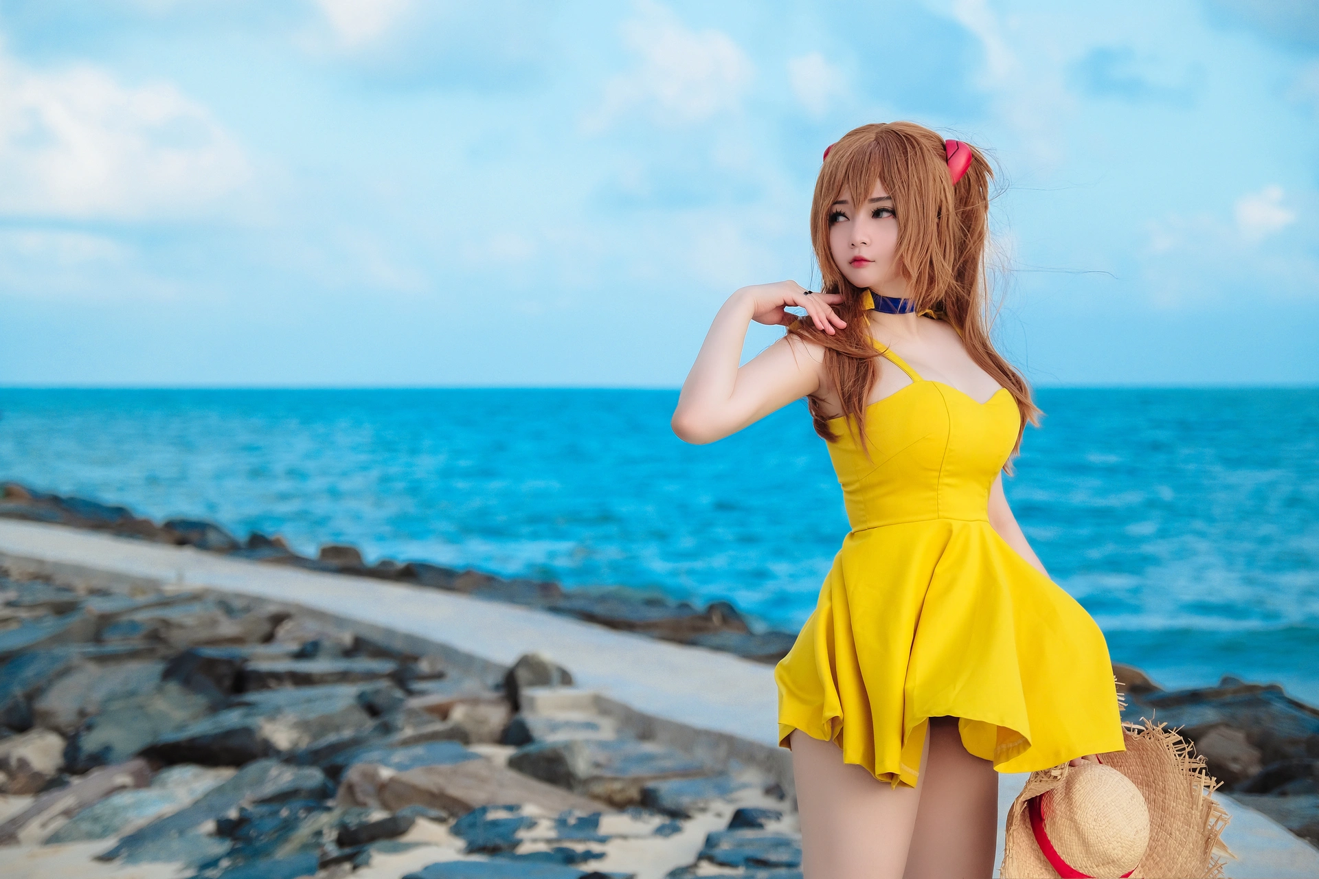 Potato Godzilla - NO.56 Asuka Yellow Dress 2