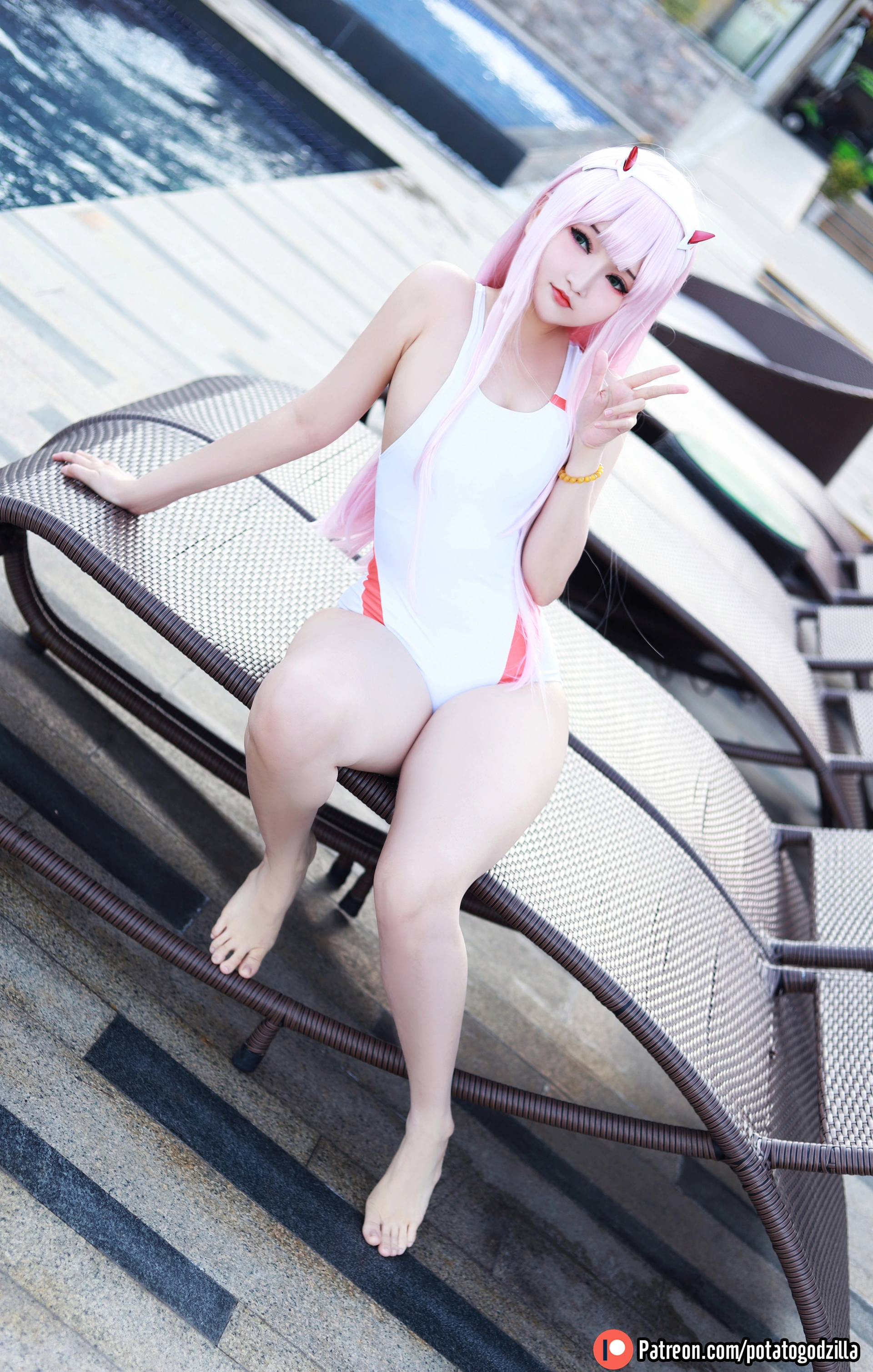 Potato Godzilla - NO.74 Zero Two Swimsuit 0