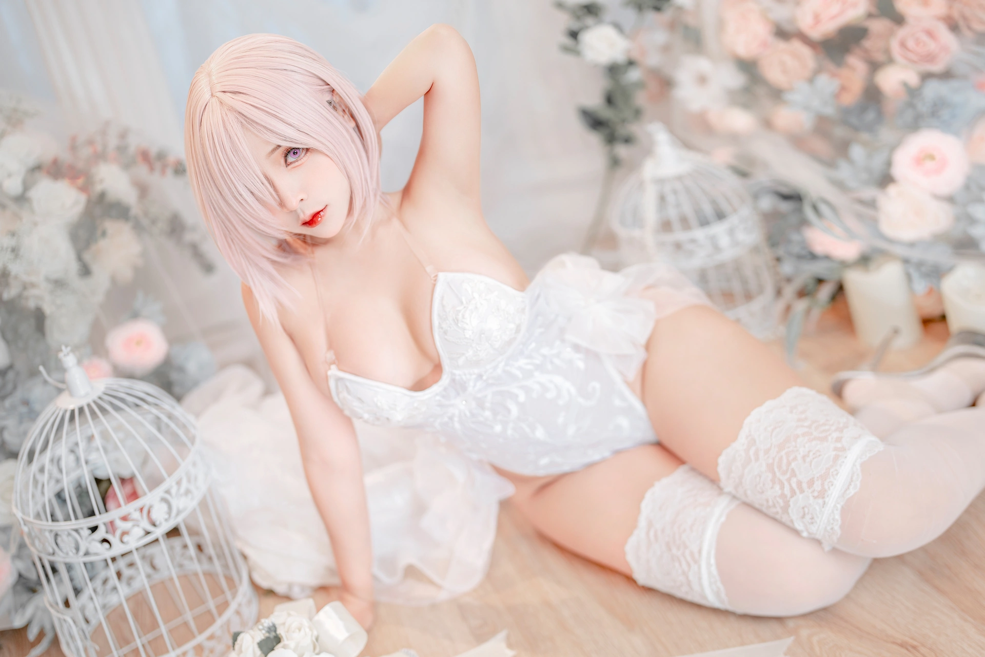 Sayo Momo - NO.23 Mashu white lingerie body oil 1